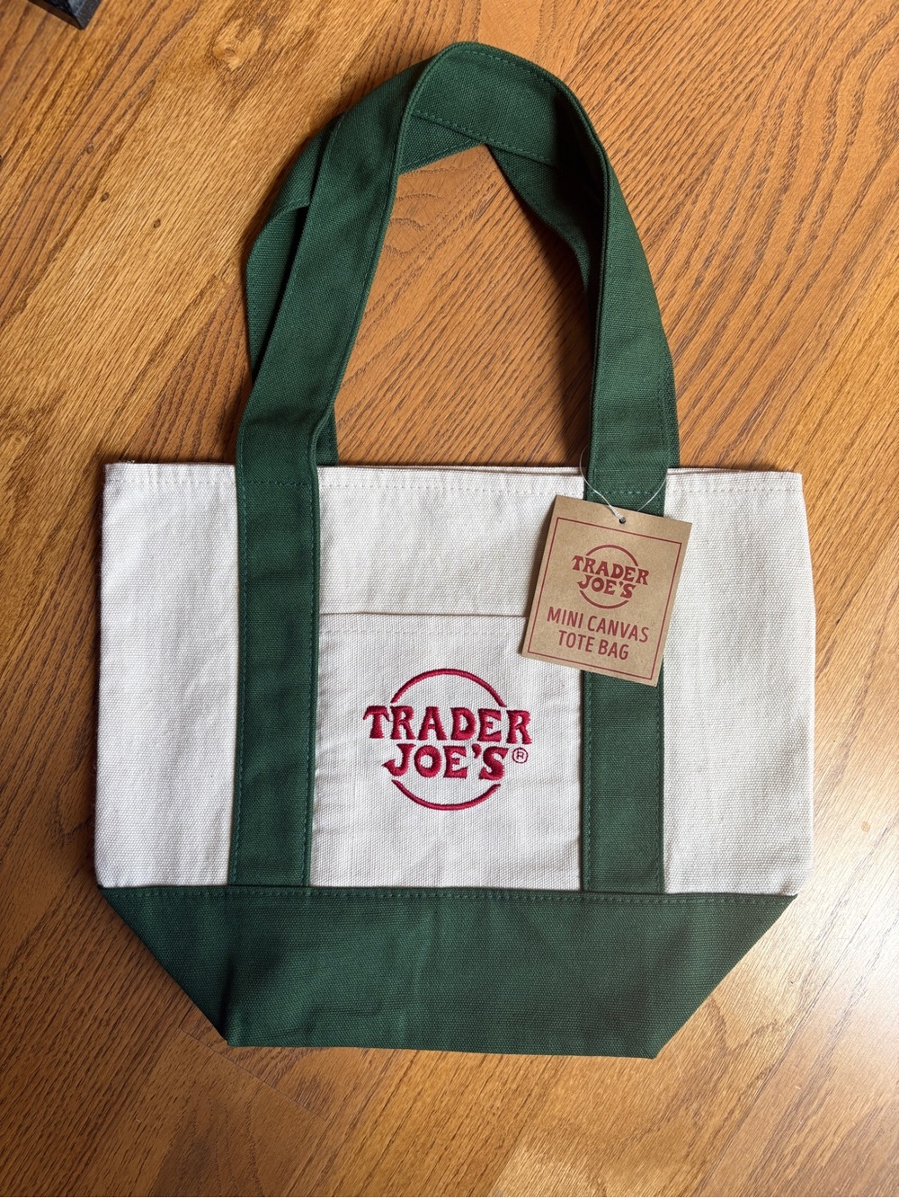 Trader Joe’s Green Mini Tote Brand New